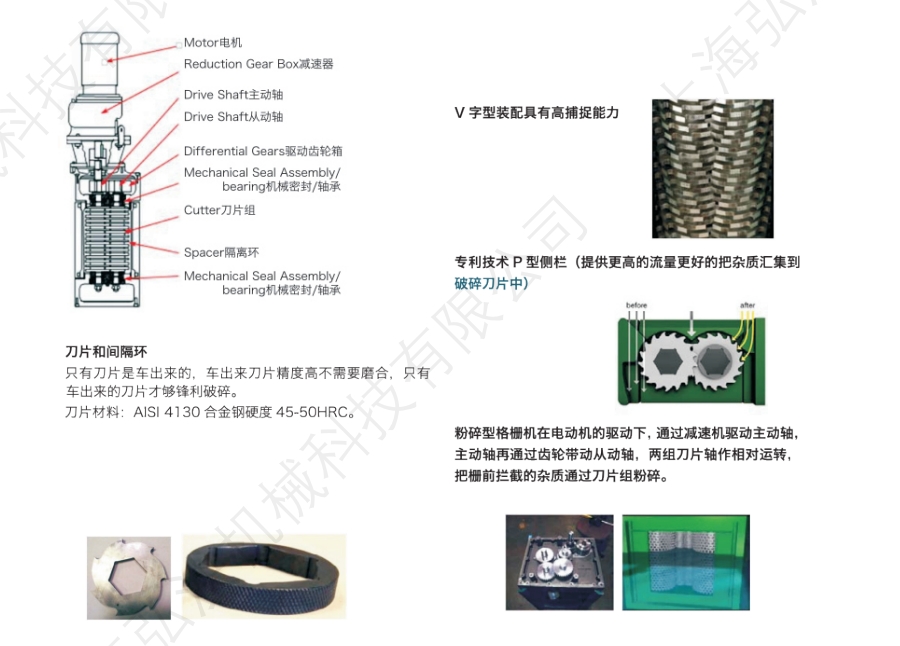 泵站粉碎型格栅